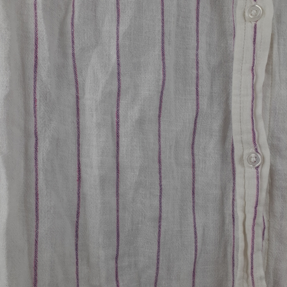 Rails Charli Mixed Stripe Linen Blend Beachy Butt… - image 3